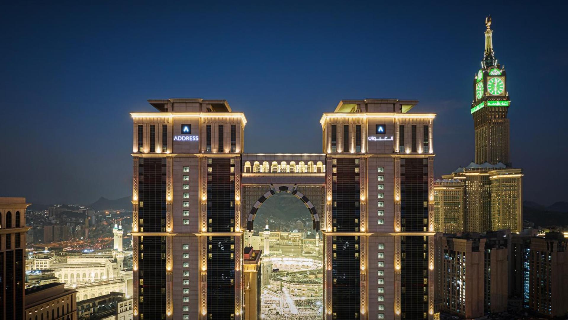 Address Jabal Omar Makkah Aparthotel Mecca Exterior photo The Abraj Al Bait Towers